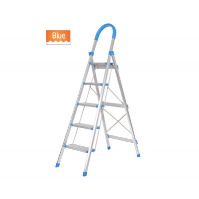 The top step is widened to move the household aluminum ladder