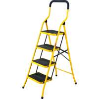 Portable folding Splay-legged iron ladder for household use