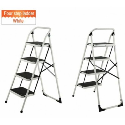 Iron ladder for folding multifunctional household ladder