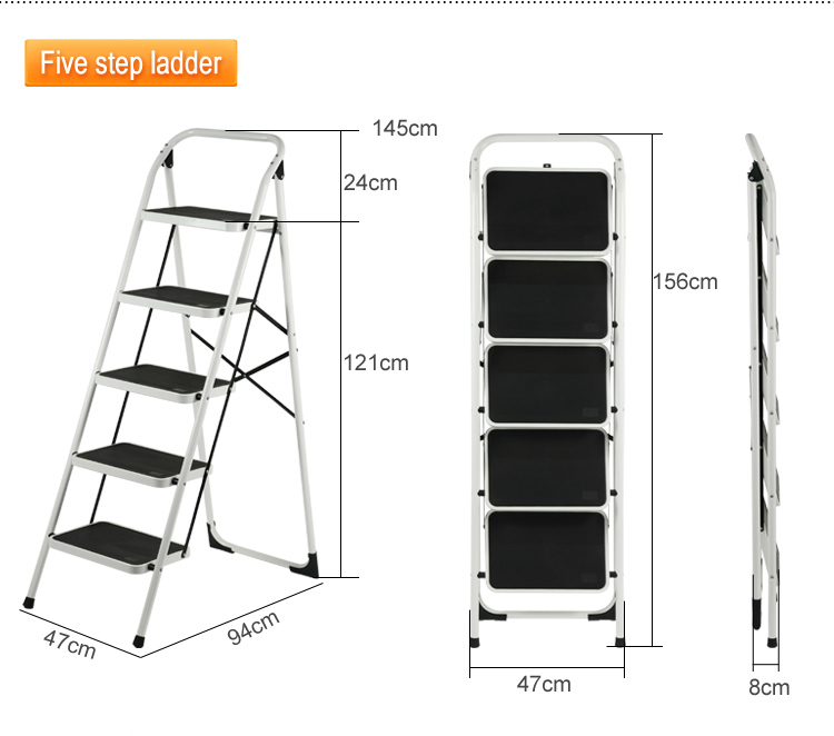 Iron ladder family folding ladder moving stairs