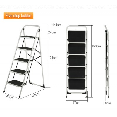 Iron ladder family folding ladder moving stairs